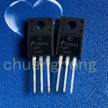 1 бр./лот, категоричен триод FQPF11N45 11A 450 В оригиналната опаковка, нов полеви транзистор TO-220F