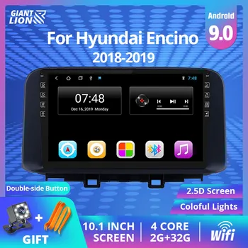 2din Android 9,0 Автомобилен Радиоприемник За Hyundai Encino 2018-2019 Автомобилен Мултимедиен Плейър Gps Навигация Стерео Радио Кола DVD Плейър