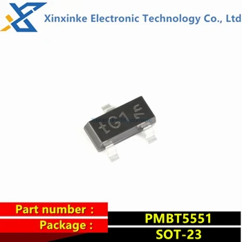 50ШТ PMBT5551, 215 SOT-23 NPN Транзистор 160 До 300 мА SMD Триод