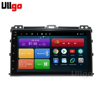 Android 8.1 Кола DVD GPS за Toyota Land Cruiser Prado 120 2002-2009 с Bluetooth-радио с RDS, Wifi Mirro-link