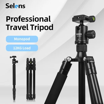 Selens TA-462 180 Градуса Професионален статив от въглеродни влакна за цифров фотоапарат tripode Подходящ за камери серия от най-високо качество