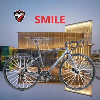 TWITTER SMILE R3000-18 статия вътрешна инсталация дисков спирачен фенер от алуминиева сплав пътен под наем 700C ковшовая версия 12*142 мм bicicleta