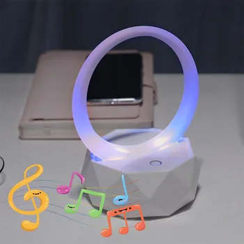 USB Акумулаторна лека нощ Bluetooth-съвместими Говорител 5.0 Лампа За Спални Цветни Нощна Лампа Тенис на Музикален Плейър