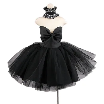 [wamami] 400 # Елегантна Черна рокля на принцеса за КУКЛИ 1/4 MSD DOD ОРБ BJD