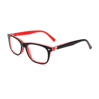 Големи Квадратни Рамки За Очила За Жени, Произволно Сгибающиеся Оптични Ацетатные Кръгли Лещи, Очила, Модерен, Класически Черни Очила