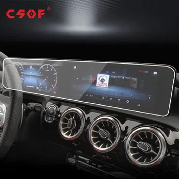 За Mercedes Benz AMG CLA Автомобилна GPS навигационна Защитно фолио LCD екран TPU филм Протектор на екрана прозрачно фолио против надраскване