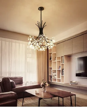 скандинавски лампа подвесная полилей осветление, полилеи, лампа за баня с модерна led полилей lamparas de techo luzes de teto
