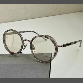 мъжки слънчеви очила в кръгла метална рамка, Брендовый луксозен сенника Унисекс, Всекидневни козирка T023B, маркови и дизайнерски слънчеви очила, Дамски слънчеви очила